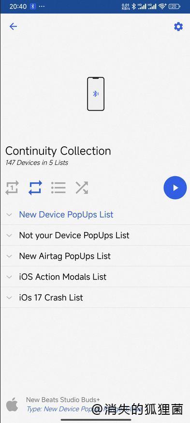 Bluetooth LE Spam